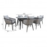 Garden furniture set MARIE table, 6 chairs