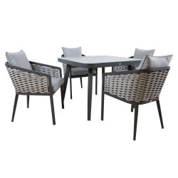 Garden furniture set MARIE table, 4 chairs