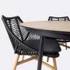 Garden furniture set HELSINKI table and 4 chairs
