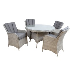 Garden furniture set ASCOT  table and 4 chairs