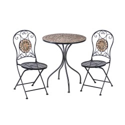 Balcony set MOSAIC table and 2 chairs