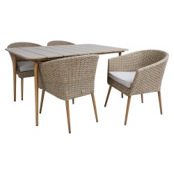 Garden furniture set NORWAY table, 4 chairs