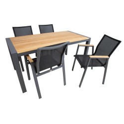 Garden furniture set TAMPERE table, 4 chairs