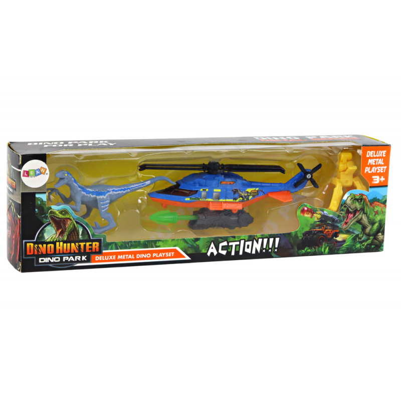 Helicopter Helicopter Dinosaur Park Blue Dino Park Set