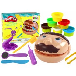 Set of Play-Doh Little Dentist Dentist 6 Colors Accessories