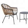 Balcony set set LUNDE table, 2 chairs
