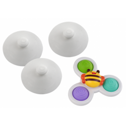 Sensory Toy Spinners Bee Sun Carrot Suction Cups