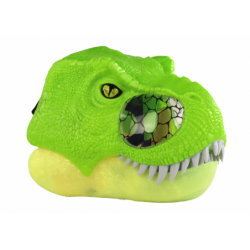 Green Dinosaur Mask Adjustable Headband Lights Sounds