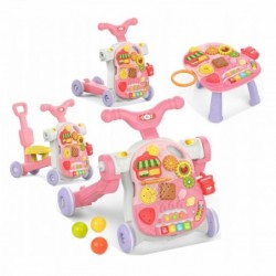 WOOPIE BABY Walker 5in1 Multifunktsionaalne roosa 1+