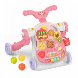 WOOPIE BABY Walker 5in1 Multifunktsionaalne roosa 1+