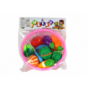 Set of Velcro Vegetables in a Basket 8 Pcs Plate Knife