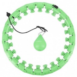 HHW01 GREEN HULA HOOP WITH WEIGHT HMS