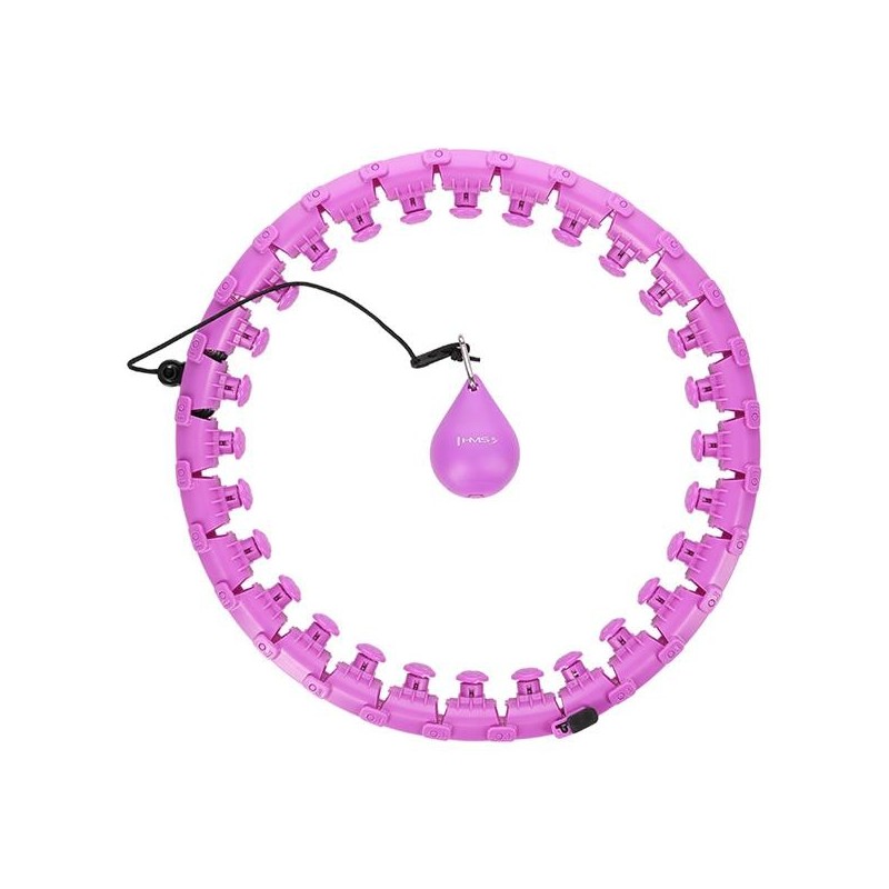 HHW12 PLUS SIZE HULA HOOP VIOLET WITH WEIGHT HMS