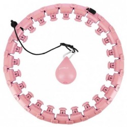 HHW12 PLUS SIZE HULA HOOP PINK WITH WEIGHT HMS
