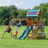 The huge Northbrook Backyard Discovery Wooden Playground