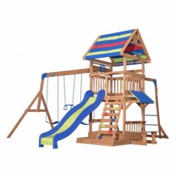 The huge Northbrook Backyard Discovery Wooden Playground