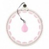 HHW06 PINK HULA HOOP WITH WEIGHT + COUNTER HMS