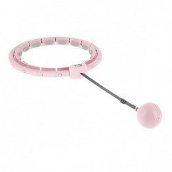 HHW09 PINK HULA HOOP WITH WEIGHT + COUNTER HMS