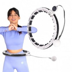 HHM16 HULA HOOP WHITE MAGNETIC WITH WEIGHT HMS