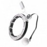 SET HULA HOOP MAGNETIC WHITE HHM16 WITH WEIGHT + COUNTER HMS + WAIST SUPPORT BR163 BLACK