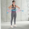 SET HULA HOOP HHW01 BLUE WITH WEIGHT HMS + WAIST SUPPORT BR163 RED