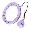 SET HULA HOOP OHA02 VIOLET WITH WEIGHT ONE FITNESS + WAIST SUPPORT BR160