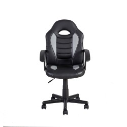 Children's chair FORMULA 1 black grey