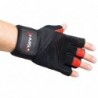 RST01 SIZE XXL MEN'S FITNESS GLOVES HMS (black - red)