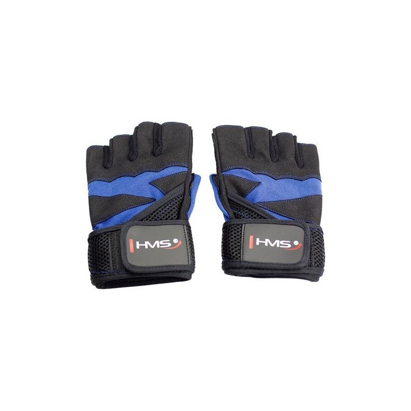 RST02 SIZE S MEN'S FITNESS GLOVES HMS (black - blue)