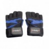 RST02 SIZE S MEN'S FITNESS GLOVES HMS (black - blue)