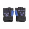 RST02 SIZE S MEN'S FITNESS GLOVES HMS (black - blue)