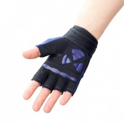 RST02 SIZE S MEN'S FITNESS GLOVES HMS (black - blue)