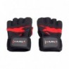 RST02 SIZE S MEN'S FITNESS GLOVES HMS (black - red)