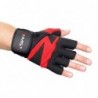 RST02 SIZE XL MEN'S FITNESS GLOVES HMS (black - red)