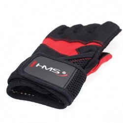 RST02 SIZE XL MEN'S FITNESS GLOVES HMS (black - red)