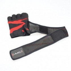 RST02 SIZE XXL MEN'S FITNESS GLOVES HMS (black - red)