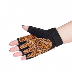 RST03 SIZE M LADY FITNESS GLOVES HMS (orange - gray)