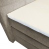 Continental bed TENNESSI STORAGE 180x200cm, beige