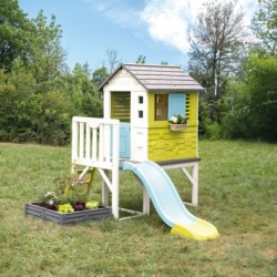 SMOBY House on Stilts with Sandbox and Slide