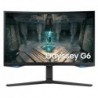 LCD Monitor SAMSUNG Odyssey G6 32" Gaming/Smart/Curved Panel VA 2560x1440 16:9 240Hz 1 ms Speakers Swivel Pivot Height