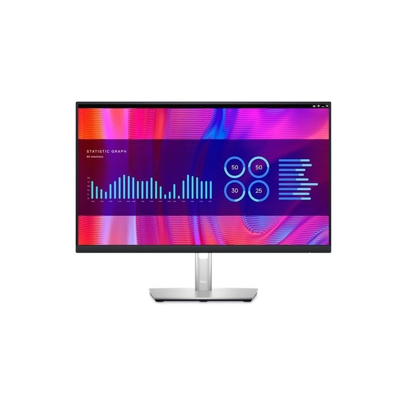 LCD Monitor DELL P2423DE 23.8" Business Panel IPS 2560x1440 60Hz Matte 8 ms Swivel Pivot Height adjustable Tilt Colour