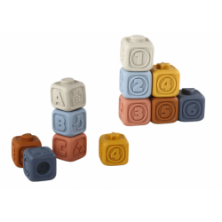 A set of educational blocks for toddlers - Pyramid Teddy Bear