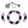 FH03 VIOLET/BLACK HULA HOOP WITH WEIGHT AND COUNTER