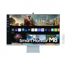 LCD Monitor SAMSUNG S32BM80BUU 32" 4K Panel VA 3840x2160 16:9 60Hz 4 ms Speakers Camera Height adjustable Tilt Colour
