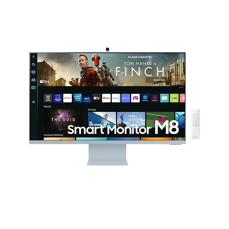 LCD Monitor SAMSUNG S32BM80BUU 32" 4K Panel VA 3840x2160 16:9 60Hz 4 ms Speakers Camera Height adjustable Tilt Colour