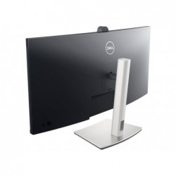 LCD Monitor DELL P3424WEB 34" Curved/21 : 9 Panel IPS 3440x1440 21:9 60Hz 5 ms Speakers Camera 4MP Swivel Height