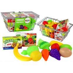 Shopping Basket for Vegetables Fruit Grocery Metal.