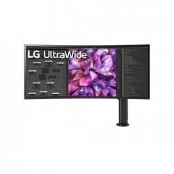 LCD Monitor LG 38WQ88C-W 38" Curved/21 : 9 Panel IPS 3840x1600 21:9 60Hz Matte 5 ms Speakers Swivel Height