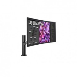 LCD Monitor LG 38WQ88C-W 38" Curved/21 : 9 Panel IPS 3840x1600 21:9 60Hz Matte 5 ms Speakers Swivel Height