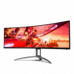 LCD Monitor AOC AG493UCX2 48.8" Gaming/Curved Panel VA 5120x1440 32:9 165Hz Matte 4 ms Speakers Swivel Height